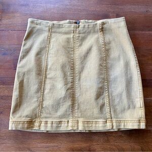 Free People Chic Tan/Mustard Skirt